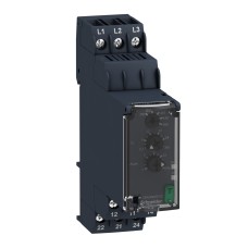 Schneider Electric RM22TA33 - Harmony Control Relays - Модулно 3-фазно реле за контрол на фазите, Harmony, 5A, 2CO, 380...480V AC