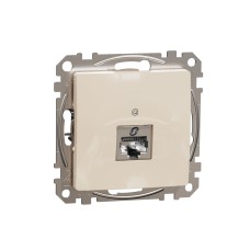 Розетка RJ45 CAT 6 STP, бежова, Schneider Electric SDD112461S Sedna Design & Elements