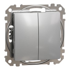 Сериен ключ 10AX, алуминий, Schneider Electric SDD113105 Sedna Design & Elements