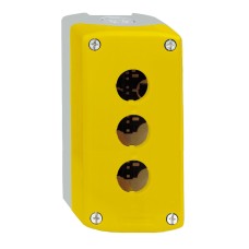 Schneider Electric XALK03 - Harmony XALD, XALK - Празна кутия за контролна станция жълта, с 3 отвора
