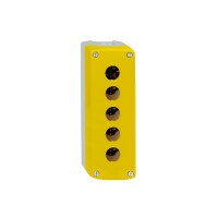 Schneider Electric XALK05 - Harmony XALD, XALK - Празна кутия за контролна станция жълта, с 5 отвора