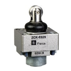 Глава за краен изключвател, метално бутало с ролка, Telemecanique ZCKE629 - OsiSense XC Standard