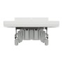 Сериен ключ-10AX, безвинтов монтаж, бял, Asfora, Schneider Electric EPH0300121