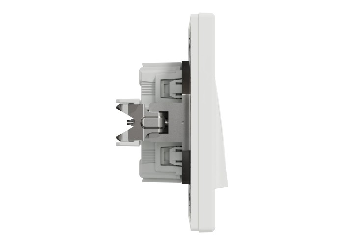 Сериен ключ-10AX, безвинтов монтаж, бял, Asfora, Schneider Electric EPH0300121