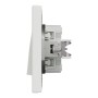 Сериен ключ-10AX, безвинтов монтаж, бял, Asfora, Schneider Electric EPH0300121