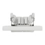 Сериен ключ-10AX, безвинтов монтаж, бял, Asfora, Schneider Electric EPH0300121