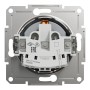 Единичен контактен излаз шуко, 16A, стомана, Asfora, Schneider Electric EPH2900162