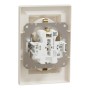 Двоен контакт Шуко, 16А, крема, Asfora, Schneider Electric EPH9900123