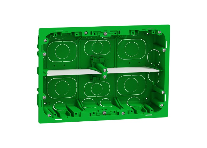 Кутия за вграден монтаж 2 х 8 модула, New Unica, Schneider Electric NU8718
