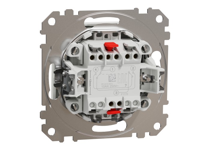 Кръстат ключ 10AX, бял, Schneider Electric SDD111107 Sedna Design & Elements
