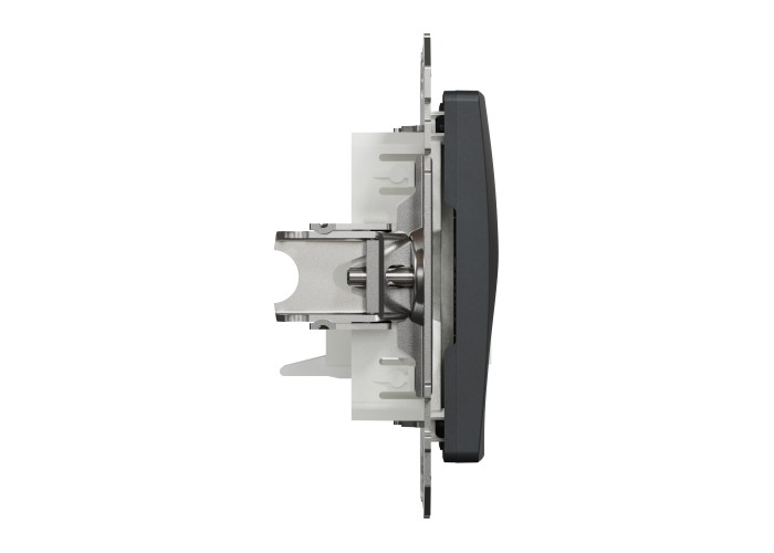 Телефонна розетка, RJ11, антрацит, Schneider Electric SDD114491 Sedna Design & Elements
