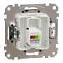 Телефонна розетка, RJ11, антрацит, Schneider Electric SDD114491 Sedna Design & Elements