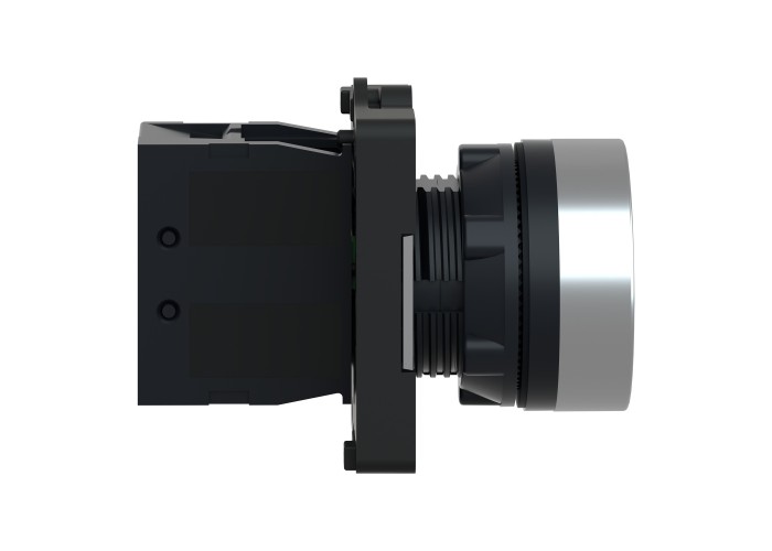 Schneider Electric XA2EA21 - Easy Harmony XA2 - Easy Harmony XA2E, бутон, пластмаса, вграден, черен, Ø22, с пружинно връщане, без маркировка, 1 NO