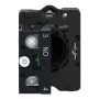 Schneider Electric XA2EA21 - Easy Harmony XA2 - Easy Harmony XA2E, бутон, пластмаса, вграден, черен, Ø22, с пружинно връщане, без маркировка, 1 NO