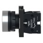Schneider Electric XA2EA21 - Easy Harmony XA2 - Easy Harmony XA2E, бутон, пластмаса, вграден, черен, Ø22, с пружинно връщане, без маркировка, 1 NO