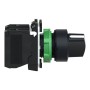 Schneider Electric XB5AD25 - Harmony XB5 - Селекторен превключвател с къса ръкохватка, пластмаса, 2 позиции, със задържане, 1 NC+ 1NO