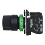 Schneider Electric XB5AD25 - Harmony XB5 - Селекторен превключвател с къса ръкохватка, пластмаса, 2 позиции, със задържане, 1 NC+ 1NO