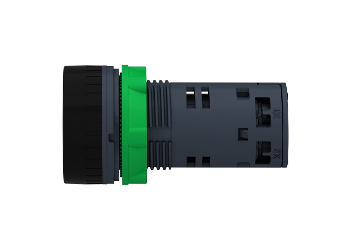 Зумер, пластмаса, 22мм, черен, продължителен или прекъсващ тон, 230…240 V AC, Harmony XB5 Schneider Electric XB5KSM