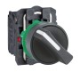 Schneider Electric XB5AD25 - Harmony XB5 - Селекторен превключвател с къса ръкохватка, пластмаса, 2 позиции, със задържане, 1 NC+ 1NO