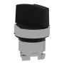 Schneider Electric ZB4BD2 - Harmony XB4 - Глава за селекторен превключвател, черна , Ø22 мм, 2 позиции със задържане