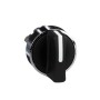 Schneider Electric ZB4BD2 - Harmony XB4 - Глава за селекторен превключвател, черна , Ø22 мм, 2 позиции със задържане