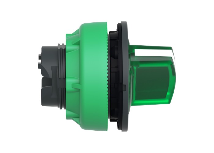Осветена глава за вграден превключвател, зелен 2 позиции, Schneider Electric ZB5FK1233 Harmony XB5