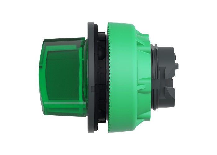 Осветена глава за вграден превключвател, зелен 2 позиции, Schneider Electric ZB5FK1233 Harmony XB5