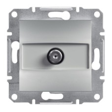 SAT розетка крайна 1db, алуминий, Asfora, Schneider Electric EPH3700161
