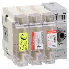 Schneider Electric GS2G3 - TeSys GS - Мощн. разединител - 3 P - 63A - DIN 00C