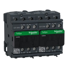 Schneider Electric LC2D18B7 - TeSys D - Реверсивен контактор 18A 1F+1O 24V 50/60