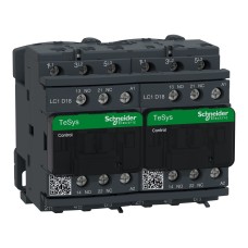 Schneider Electric LC2D18F7 - TeSys D - Реверсивен контактор 18A 1F+1O 24V 50/60