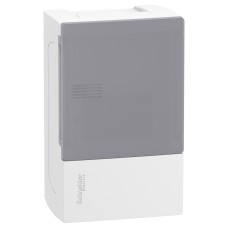Schneider Electric MIP12104T - mini Pragma - Модулно табло Mini Pragma 1Р 4M, открит монтаж, прозрачна врата