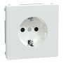 Контакт Шуко, +ICP+PiT, безвинтови клеми, лотус бял, System Design, Merten System Design, Schneider Electric MTN2300-6035