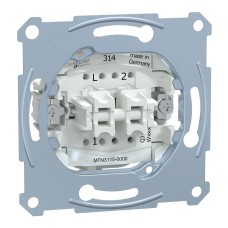 Сериен ключ 10А, вграден монтаж, Merten Aquadesign, Schneider Electric MTN3115-0000