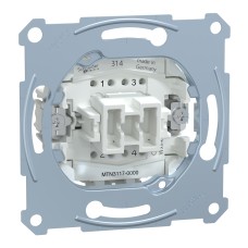 Кръстат ключ 10А, вграден монтаж, Merten Aquadesign, Schneider Electric MTN3117-0000