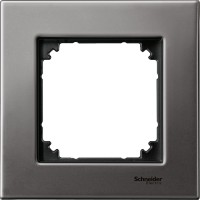 Schneider Electric MTN403114 - Merten System M - Единична метална рамка, родий
