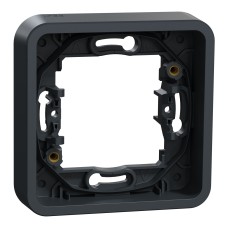 Единична рамка за скрит монтаж, антрацит, Mureva Styl, Schneider Electric MUR34107