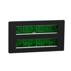 Панел 2x10 модула за скрит монтаж, антрацит, антибакт., New Unica, Schneider Electric NU171054