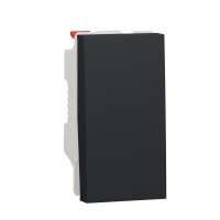 Девиаторен ключ 10А, 1 модул, антрацит, New Unica, Schneider Electric NU310354