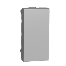 Капак за празен модул, 1 мод., алуминий, New Unica, Schneider Electric NU986530