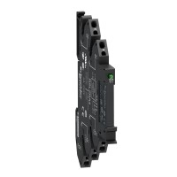 Schneider Electric RSL1PRJU - Harmony Electromechanical Relays - Реле, 1 C/O + цокъл, пружинни клеми, 12VAC/DC