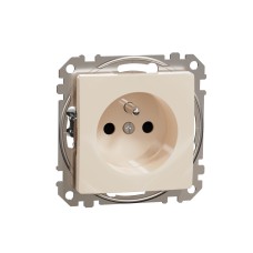 Контакт френски стандарт, бежов, Schneider Electric SDD112011 Sedna Design & Elements