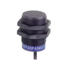 Индуктивен сензор XS, XS4 M30, L43mm, пластмаса PPS, Sn15mm, 12...24 VDC, кабел 2 m, Telemecanique XS4P30PA340