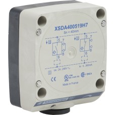 Индуктивен сензор XS, XSD 80x80x40, пластмаса, Sn40mm, 24...240 VAC, клеми, Telemecanique XSDA400519H7