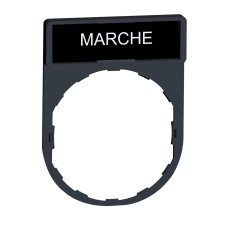 Schneider Electric ZBY2103 - Harmony XB4 - Държач за легенда 30 x 40 mm с легенда 8 x 27 mm с надпис MARCHE